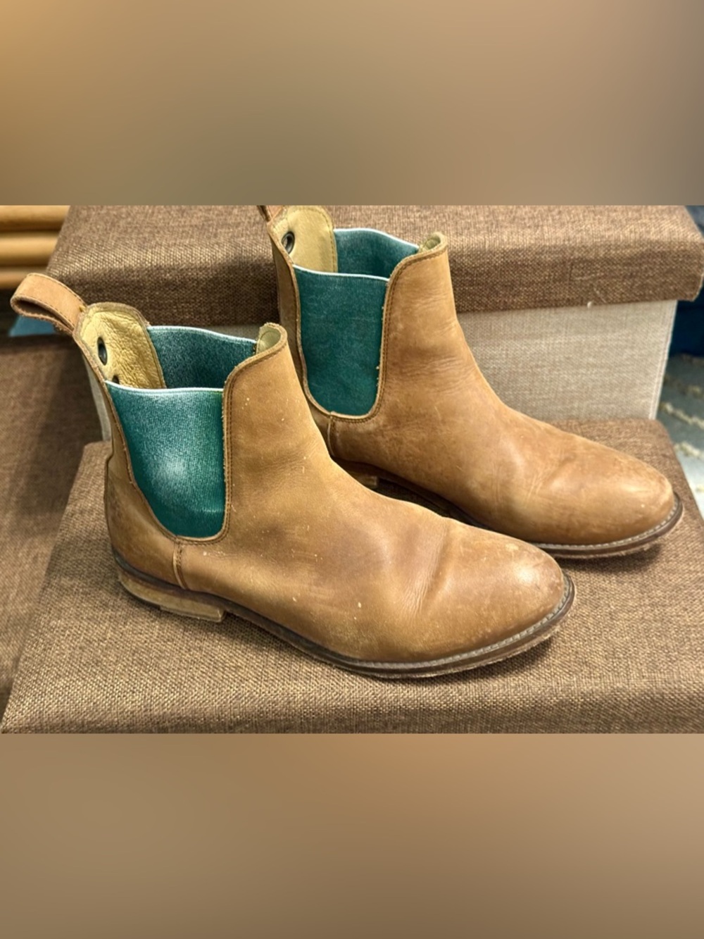 ✨ Free People x Faryl Robin Janice Leather Chelsea Bootie ✨ Size 8